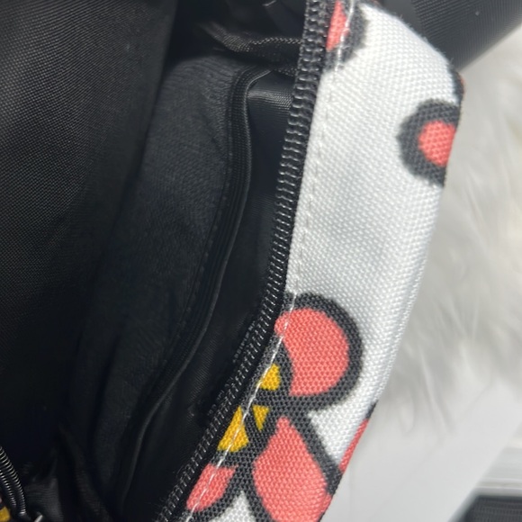 Zumiez Petals and Peacocks Flower/Peace Sign Crossbody Bag - Picture 4 of 6